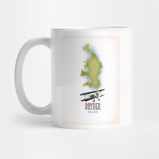 Bryher Isles Of Scilly map Mug